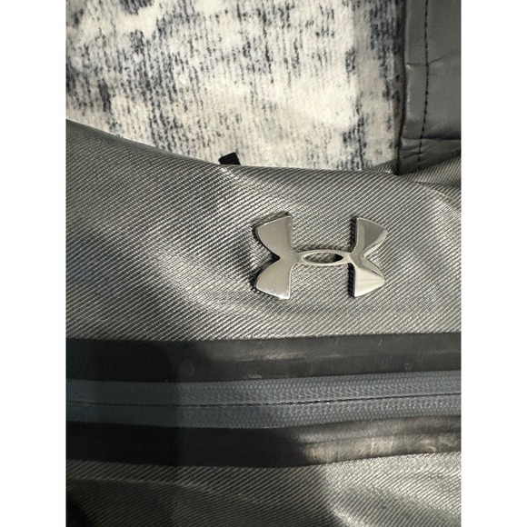 Under Armour Gray Black Tote Bag Gym Travel Carry On Bag Duffle - Picture 2 of 9